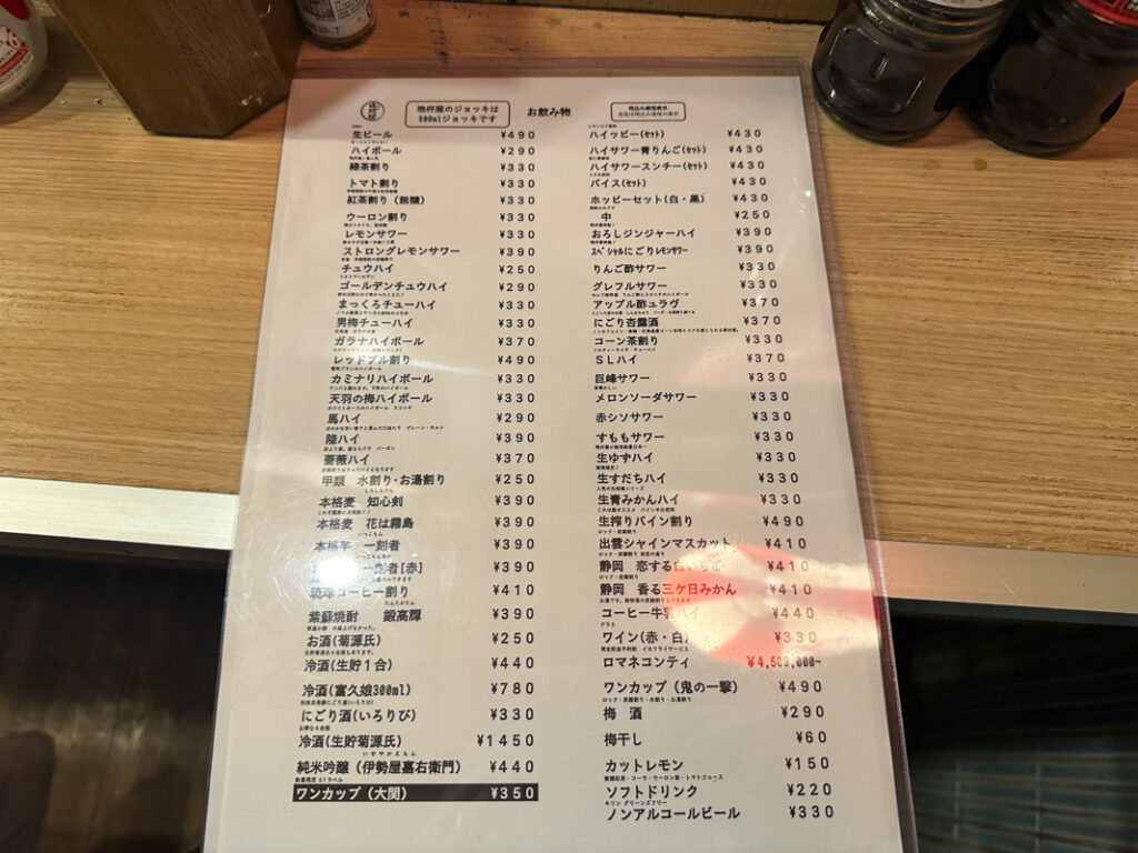 Shinjuku West’s Senbero Spot: Affordable Drinks and Must-Try “Taiwan Yakisoba” at Tachinomi Banpaiya Omoide Yokocho
