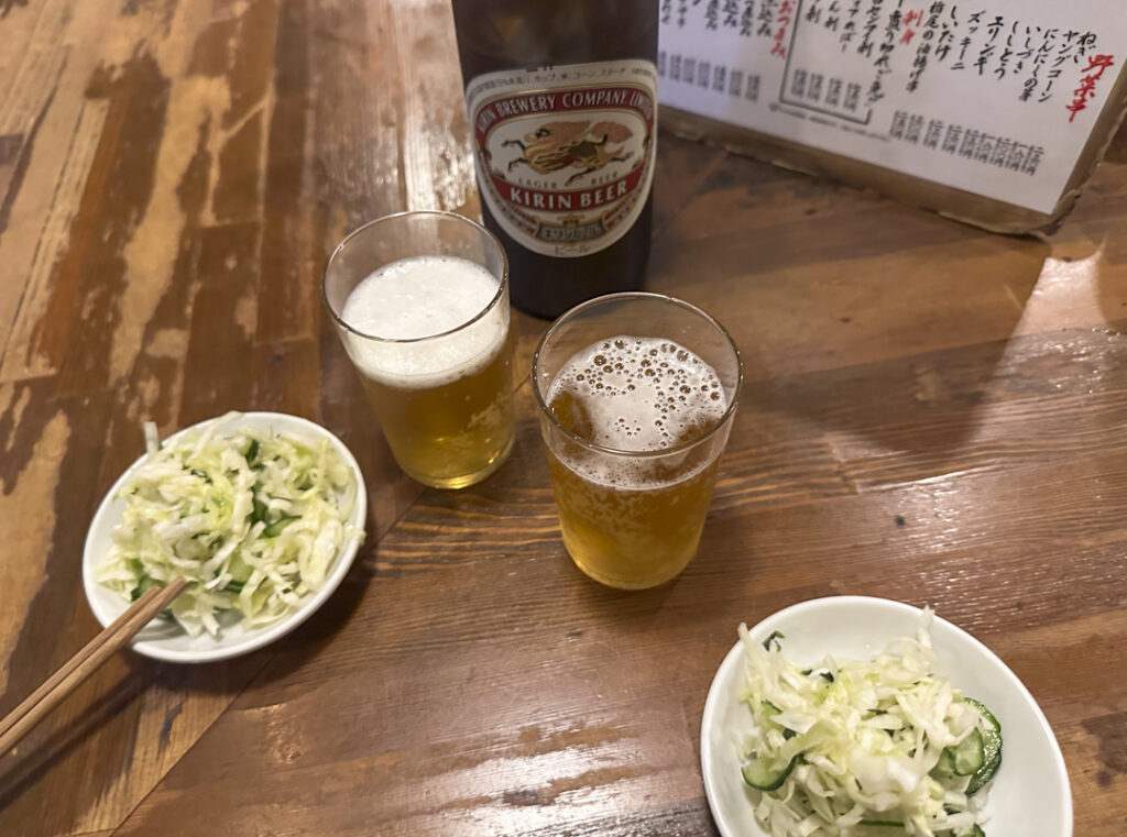 Nihon Saisei Sakaba Shinjuku 3-Chome: Standing Bar with Showa-Era Charm and Grilled Motsu Skewers