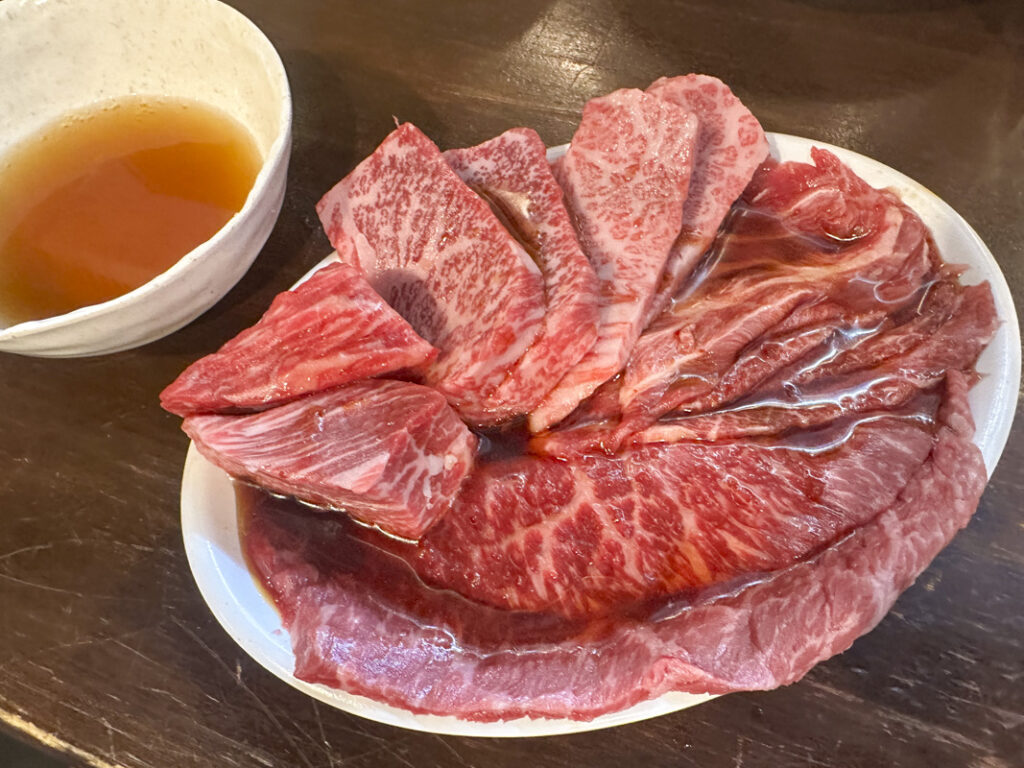 Akebonobashi Yakiniku: “Koumien” (Hiromiya’s New Concept) for Salt Offal and Wagyu Platters