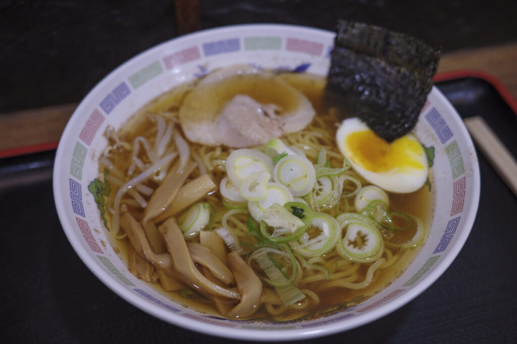 Morning Ramen at Shinjuku Station: Honjin Ramen & Kakiage Soba at “Shinsyu Soba Honjin”