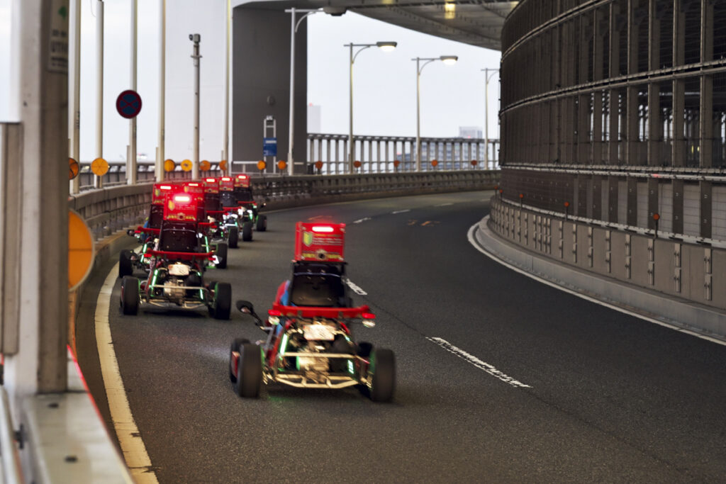 Go-Karting in Shinjuku: Public Road Kart Experiences with Real Locations